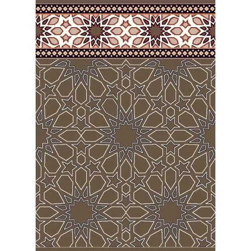 فرش سجاده ای طرح 310 گردویی
