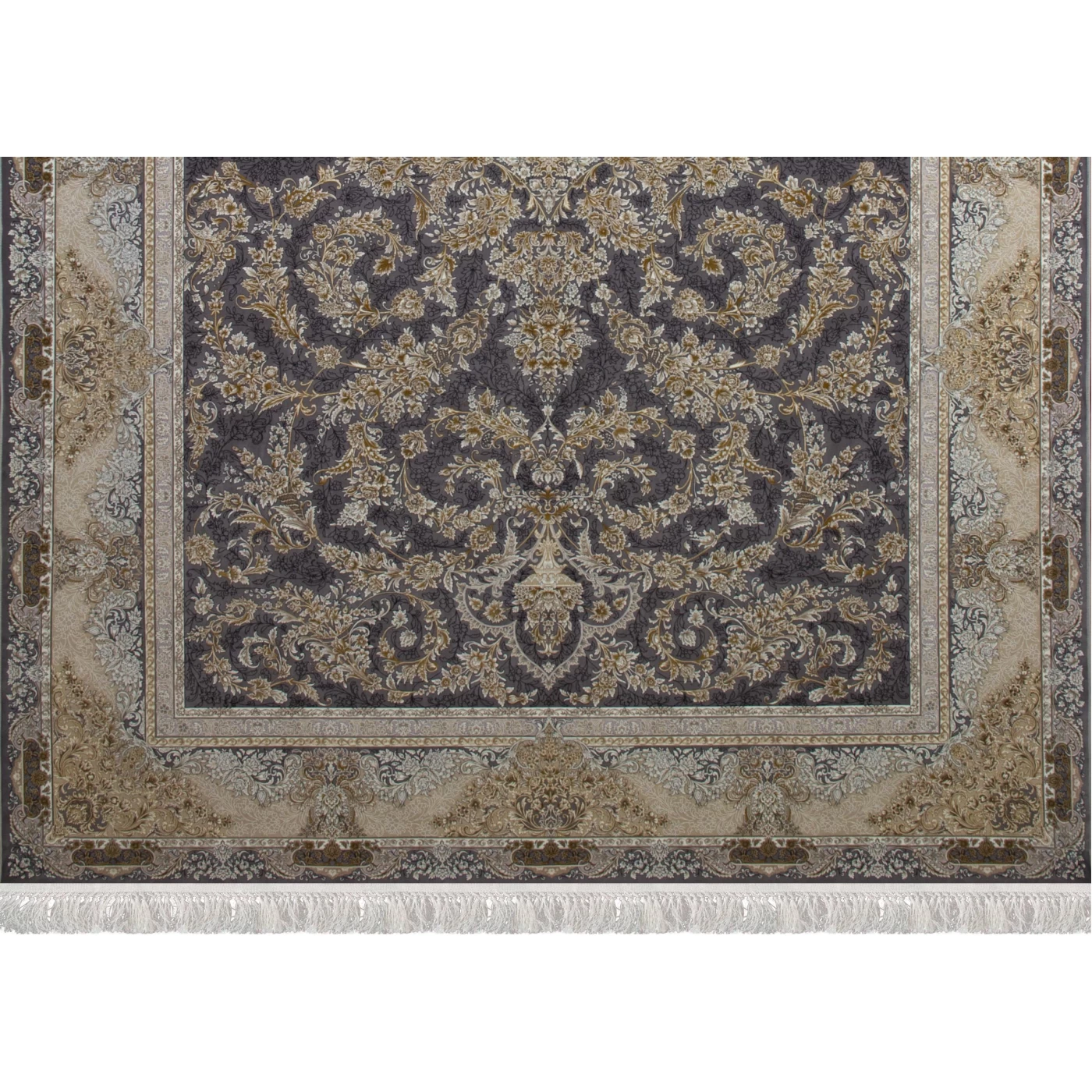 فرش ماشینی 1200 شانه تراکم 3600 گل برجسته طرح ادنا دلفینی