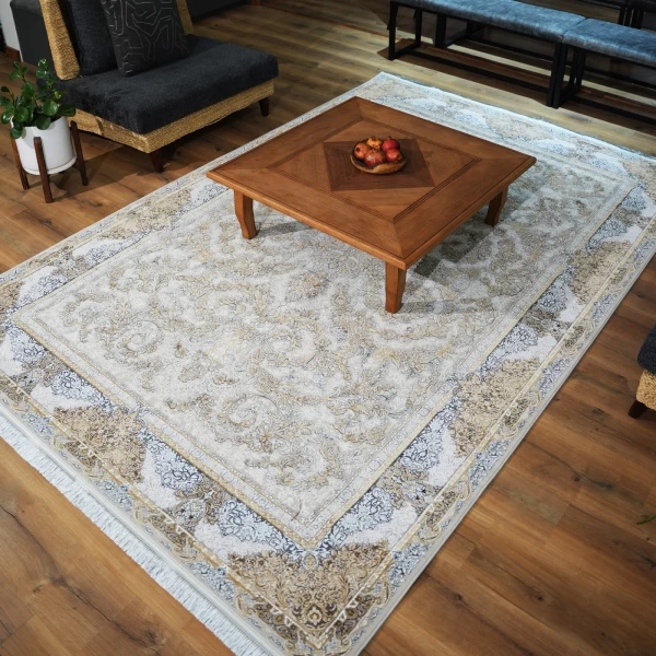 Machine Made Rug 1200 Reeds Density 3600 High Relief Adana Lilac