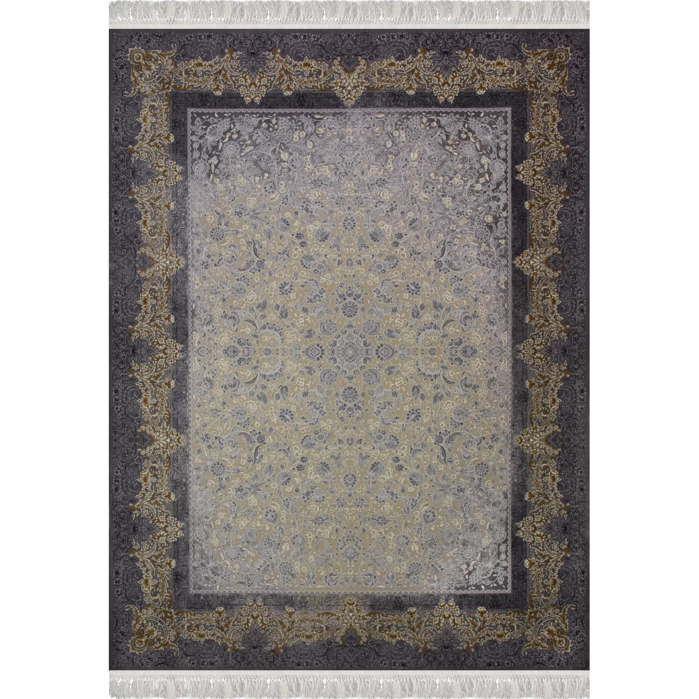 فرش ماشینی 1200 شانه تراکم 3600 طرح افرا دلفینی