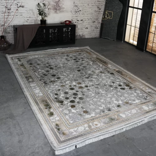 فرش ماشینی 1200 شانه تراکم 3600 گل برجسته طرح افشا...