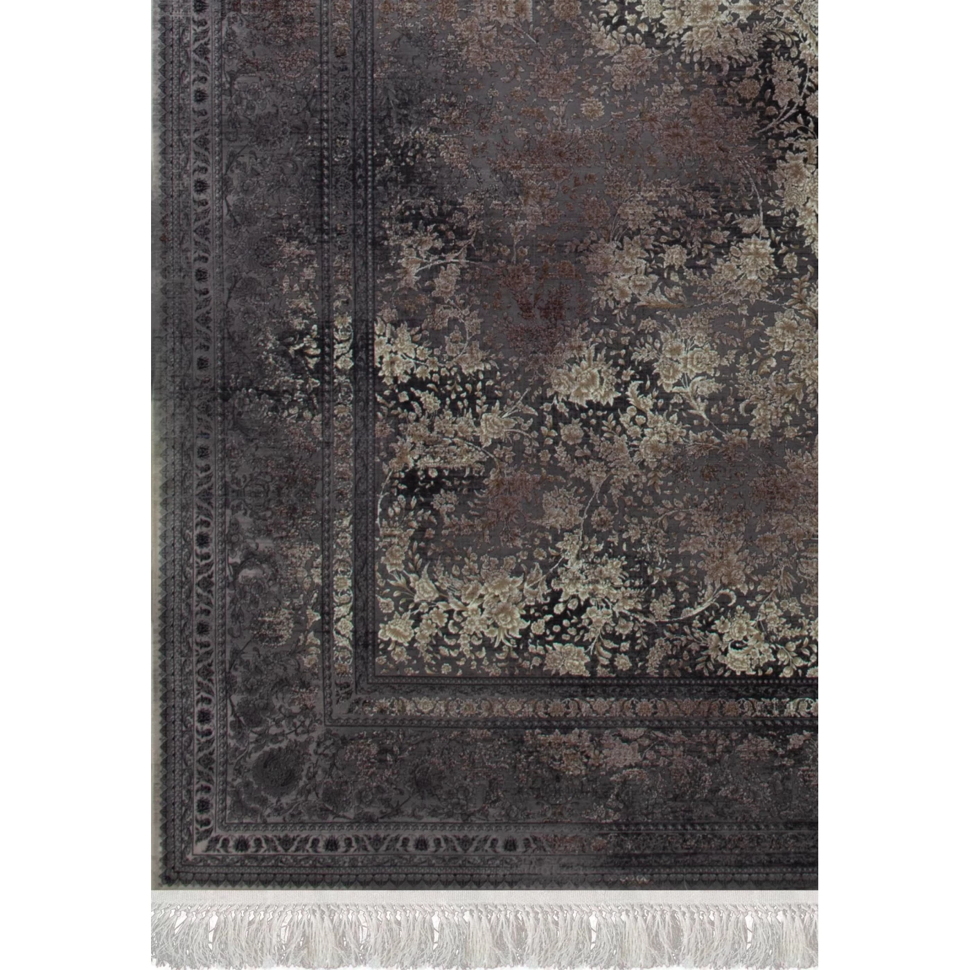 فرش ماشینی 1200 شانه تراکم 3600 گل برجسته طرح برلین صدفی روناسی