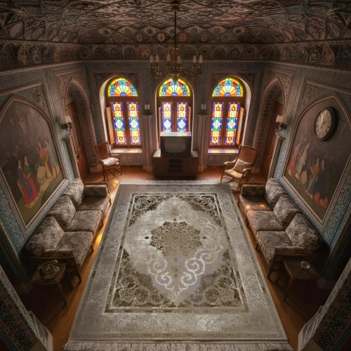 فرش ماشینی 1200 شانه تراکم 3600 گل برجسته طرح دریا...