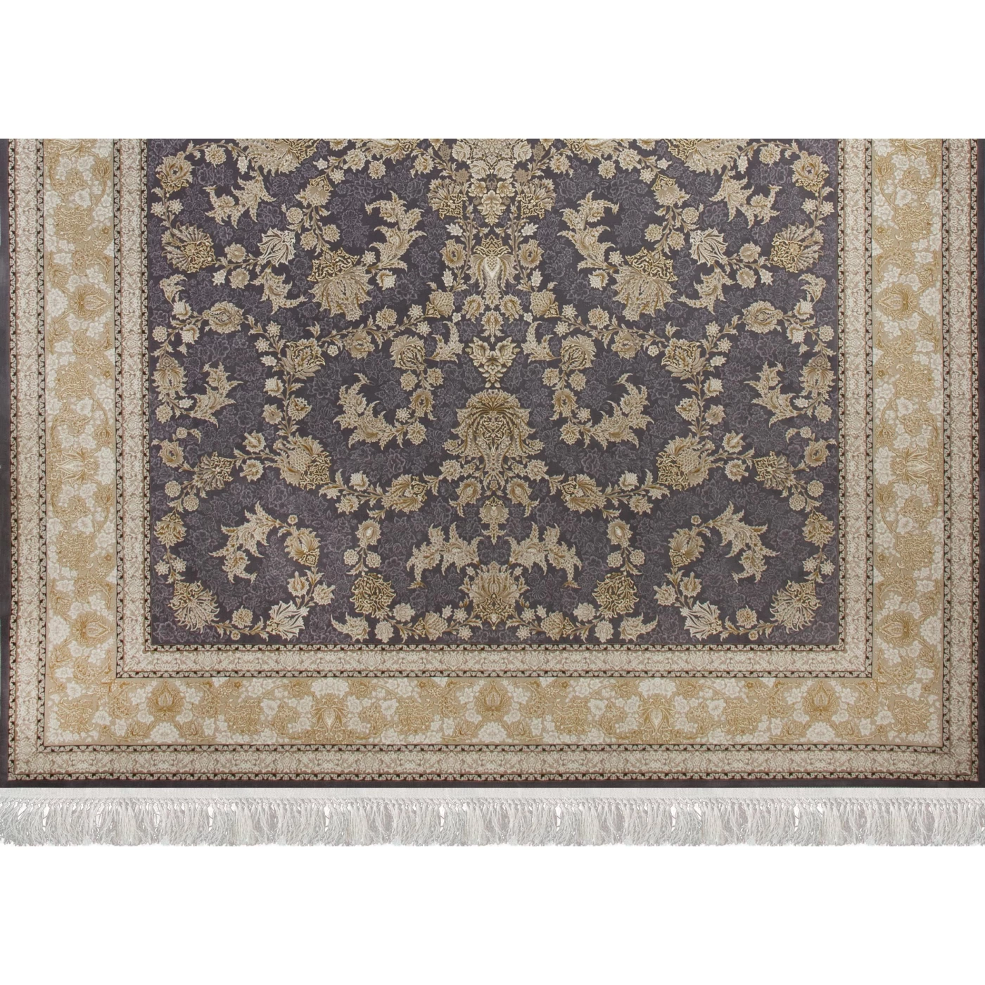 فرش ماشینی 1200 شانه تراکم 3600گل برجسته طرح دلکش دلفینی