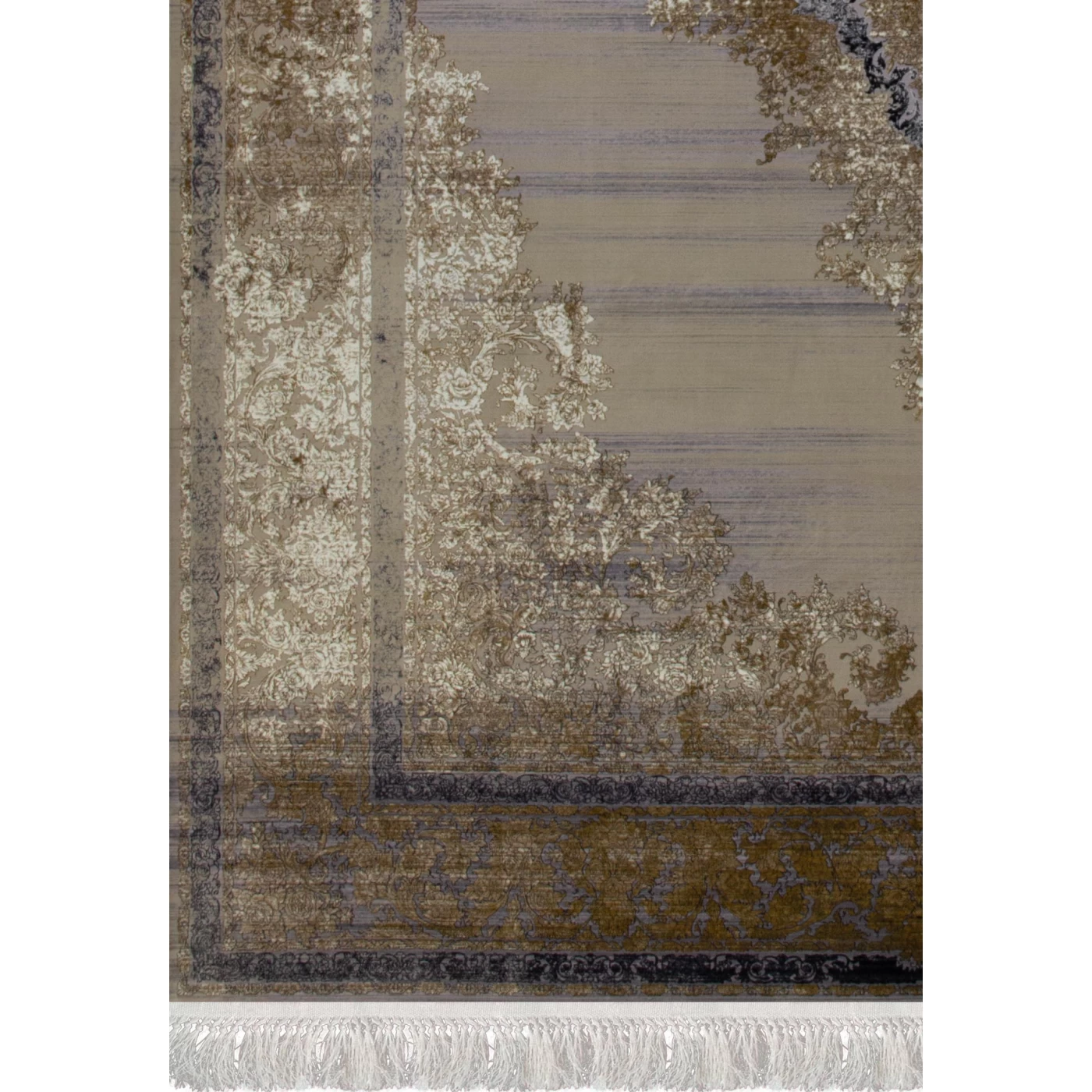 فرش ماشینی ۱۲۰۰ شانه تراکم ۳۶۰۰ گل برجسته طرح هدیه صدفی