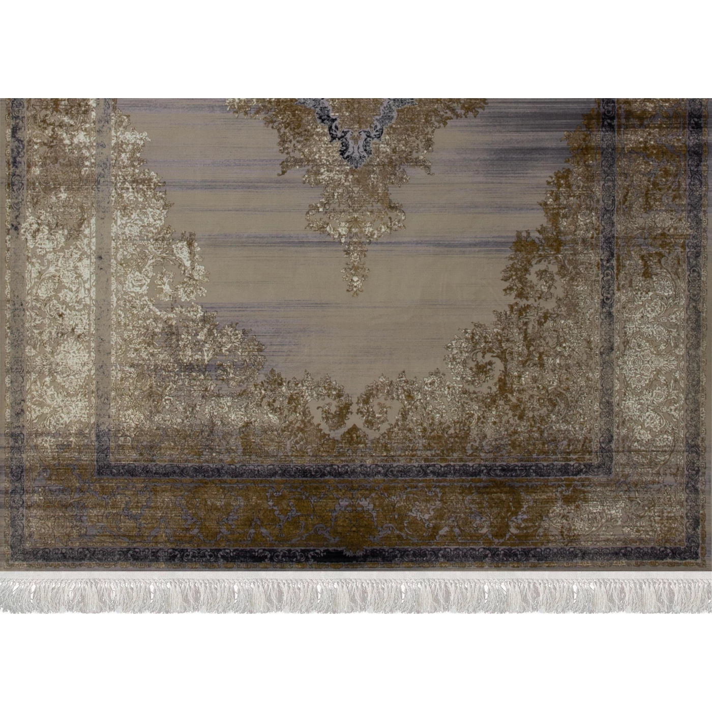 فرش ماشینی ۱۲۰۰ شانه تراکم ۳۶۰۰ گل برجسته طرح هدیه صدفی