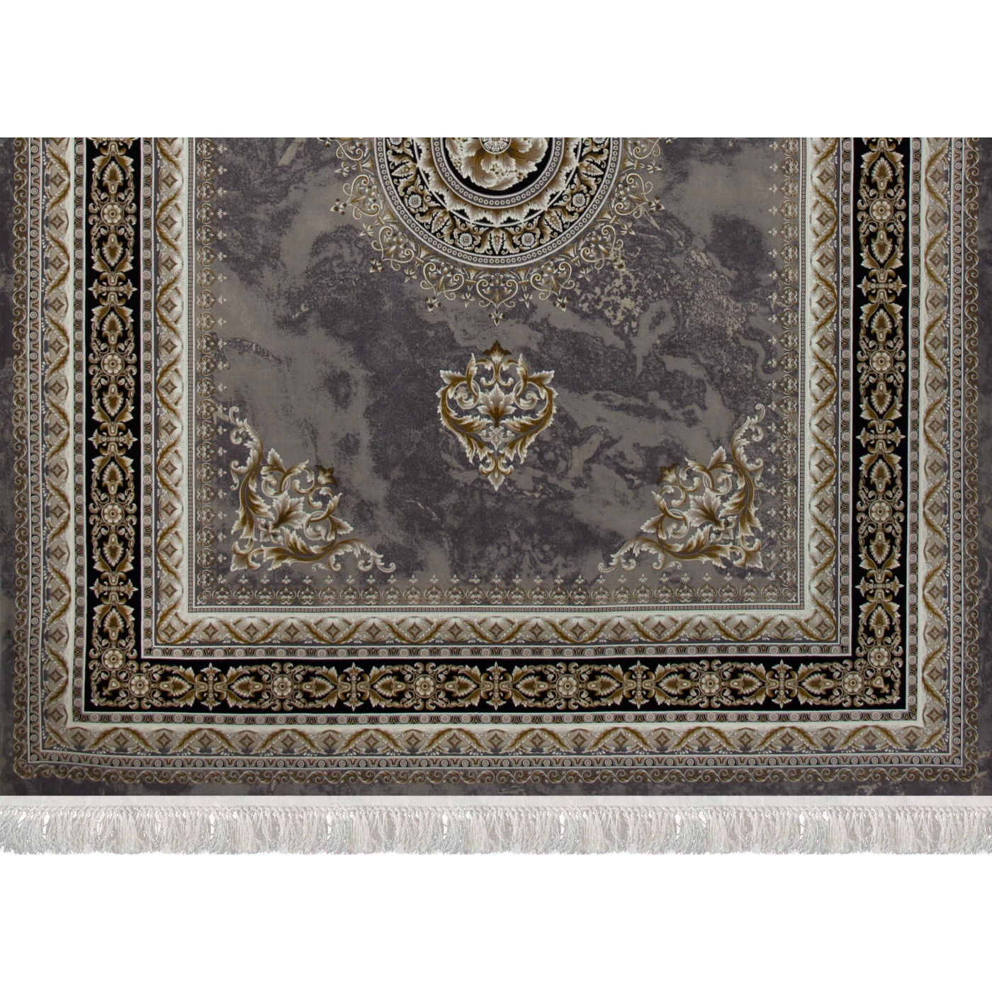 فرش ماشینی ۱۲۰۰ شانه تراکم ۳۶۰۰ گل برجسته طرح لیانا دلفینی