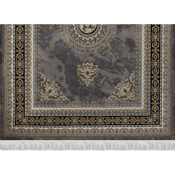 فرش ماشینی ۱۲۰۰ شانه تراکم ۳۶۰۰ گل برجسته طرح لیانا دلفینی