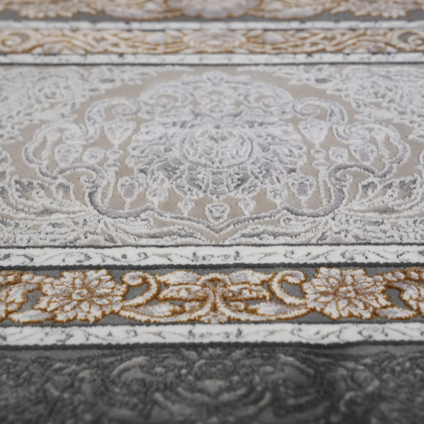 فرش ماشینی 1200 شانه تراکم 3600 گل برجسته طرح مهسان فیلی