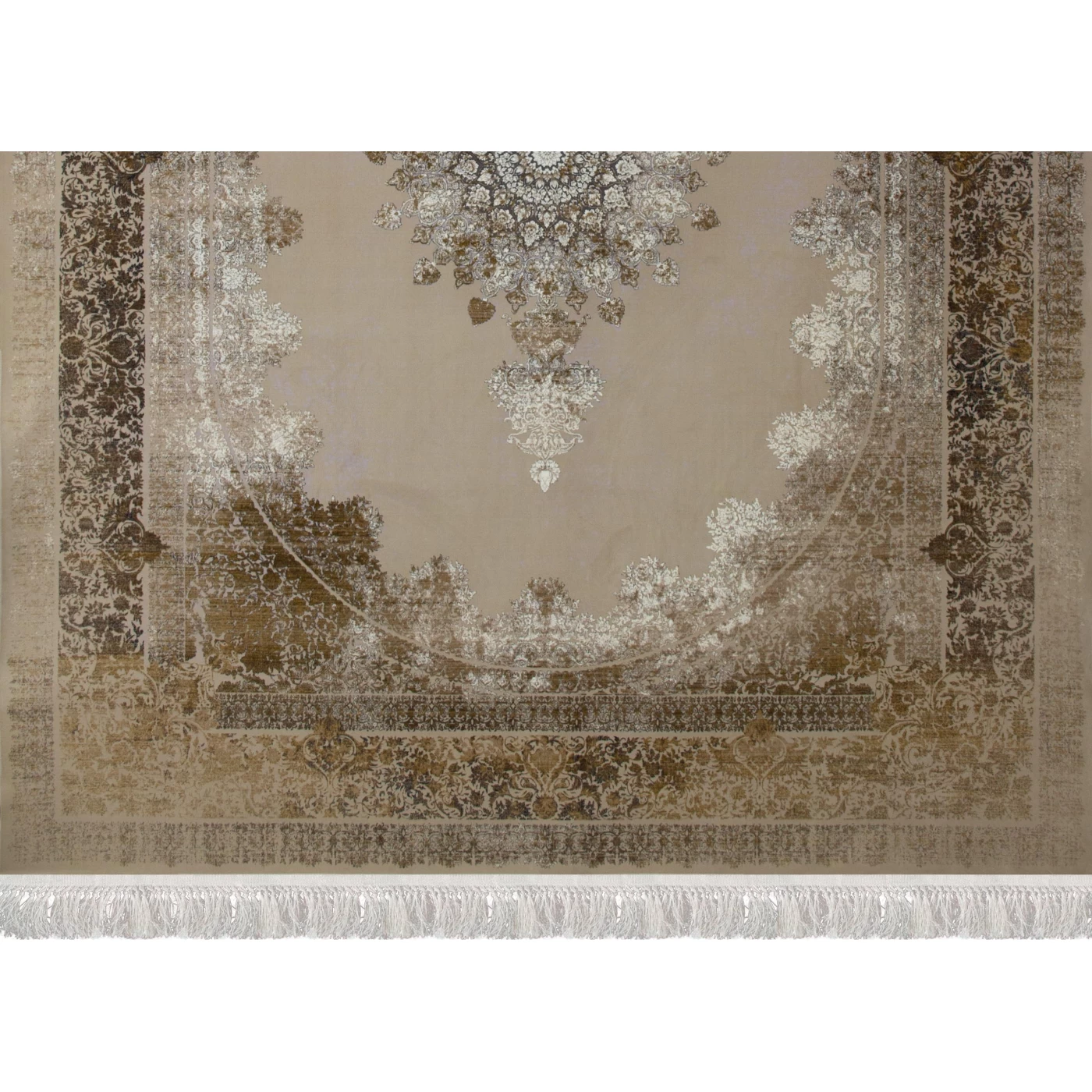 فرش ماشینی ۱۲۰۰ شانه تراکم ۳۶۰۰ گل برجسته طرح نازنین صدفی