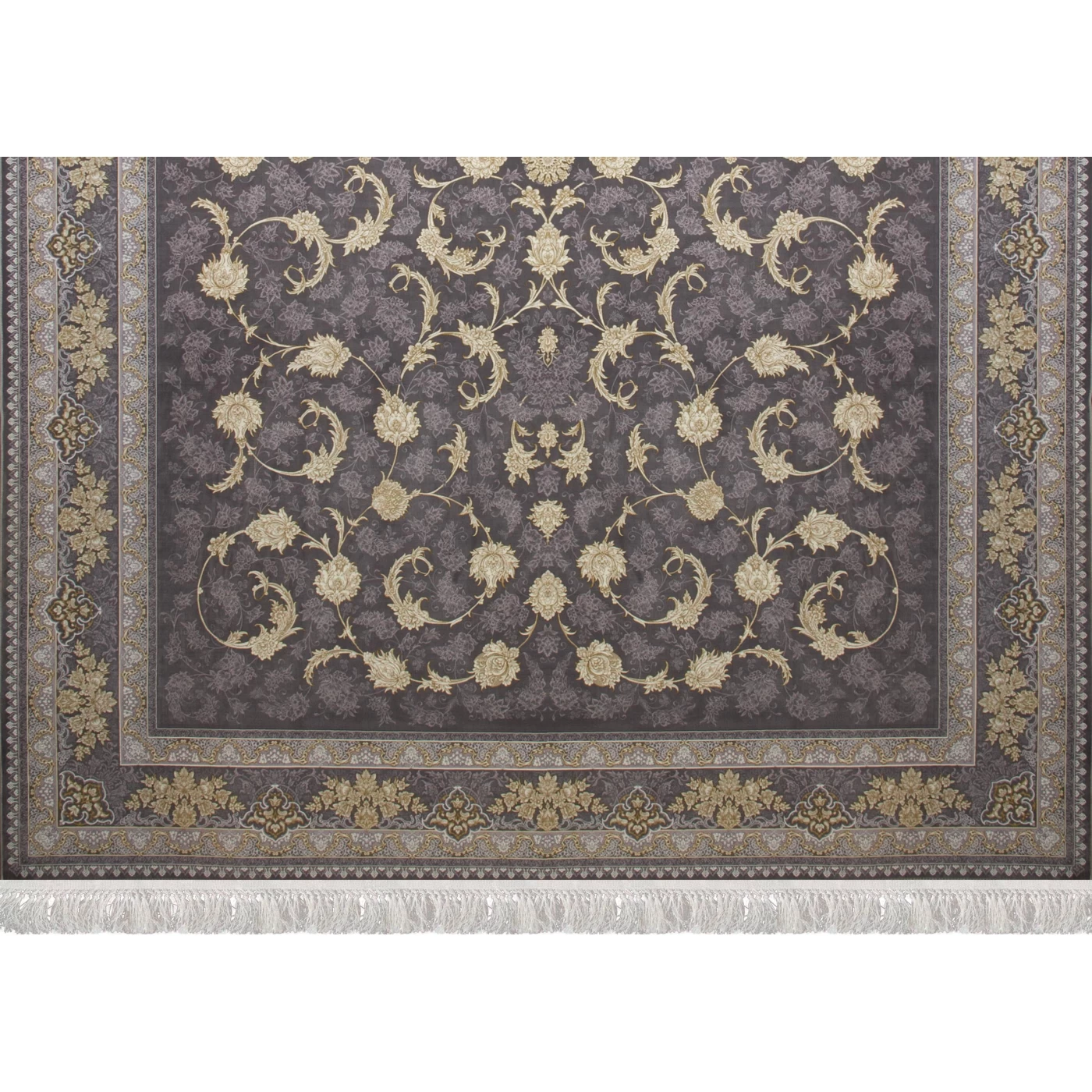 فرش ماشینی 1200 شانه تراکم 3600 گل برجسته طرح پریماه دلفینی