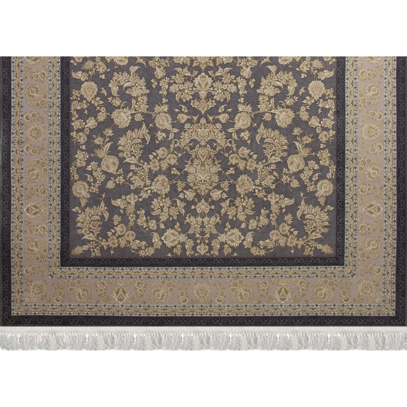 فرش ماشینی ۱۲۰۰ شانه تراکم ۳۶۰۰ گل برجسته طرح پارمیدا دلفینی