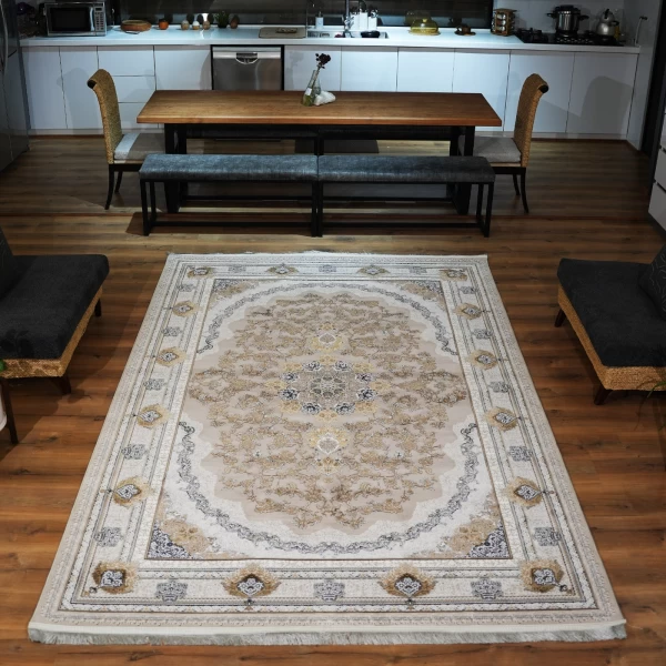 Machine made Carpet 1200 Reeds  3600 Density – Pooneh Pearl Design