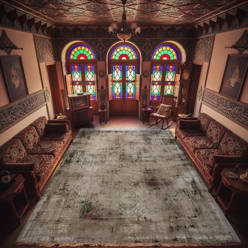 فرش ماشینی 1200 شانه تراکم 3600گل برجسته طرح سحا صدفی سبز