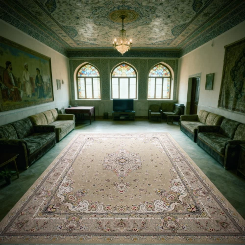 فرش ماشینی ۱۲۰۰ شانه تراکم ۳۶۰۰ گل برجسته طرح شقایق بژ