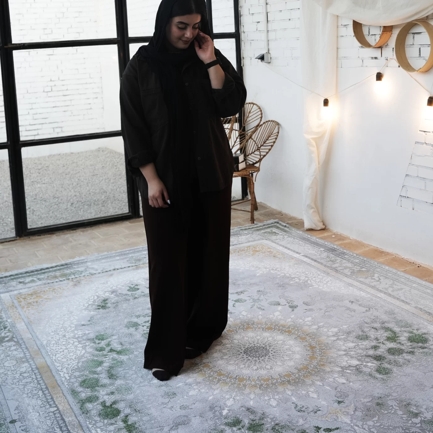 فرش ماشینی 1200 شانه تراکم 3600 گل برجسته طرح سپهر فیلی