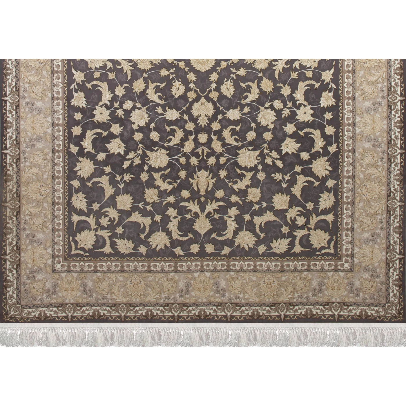 	فرش ماشینی 1200 شانه تراکم 3600 گل برجسته طرح تینا دلفینی