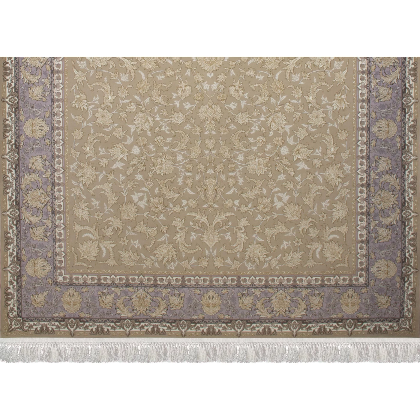 فرش ماشینی 1200 شانه تراکم 3600 گل برجسته طرح تینا صدفی