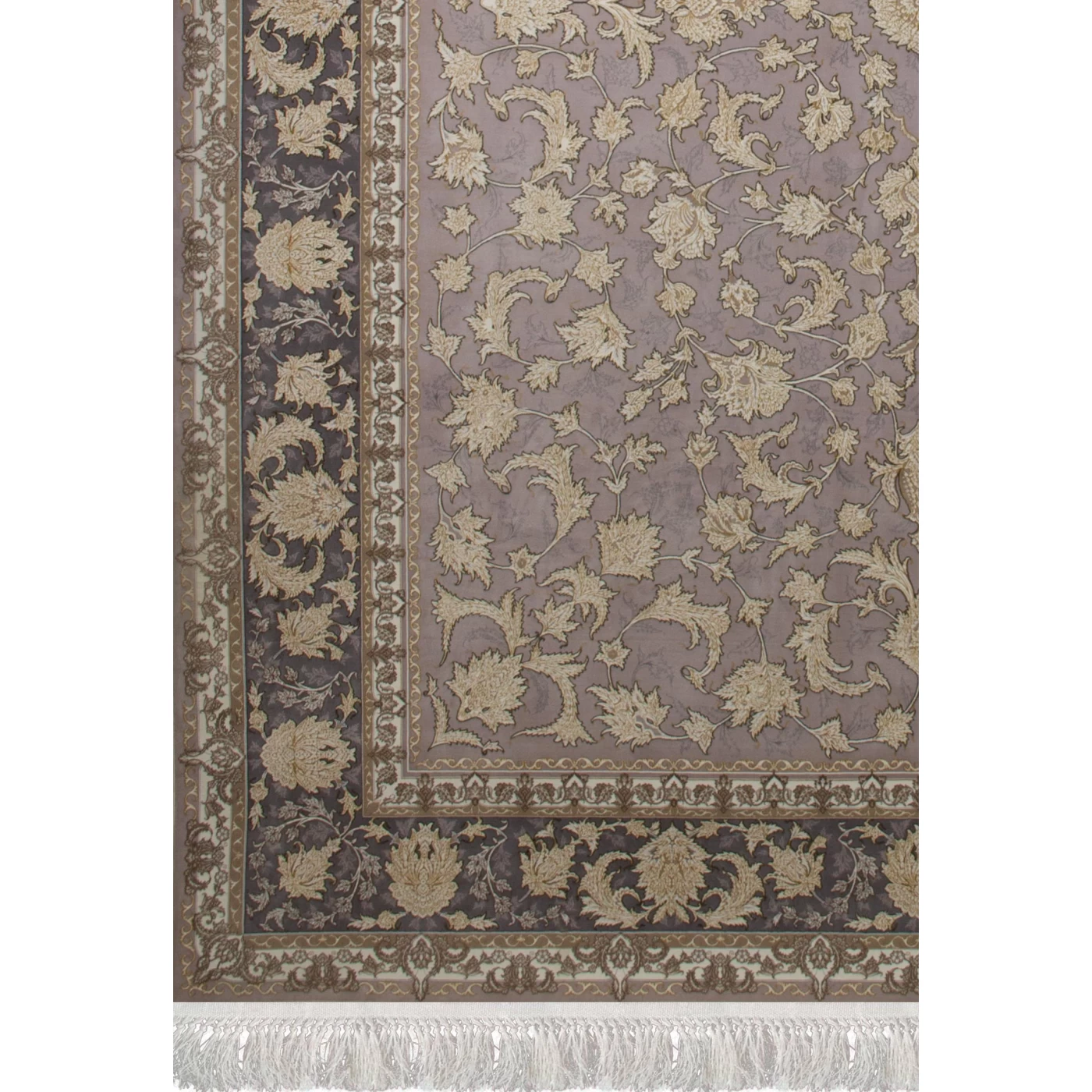 فرش ماشینی 1200 شانه تراکم 3600 گل برجسته طرح تینا یاسی