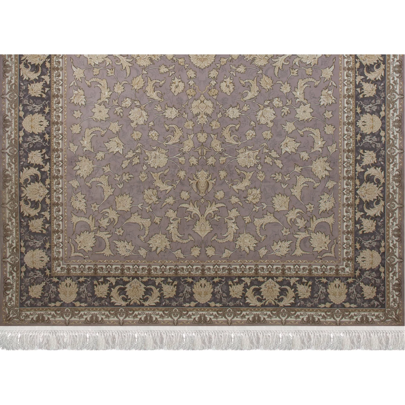 فرش ماشینی 1200 شانه تراکم 3600 گل برجسته طرح تینا یاسی