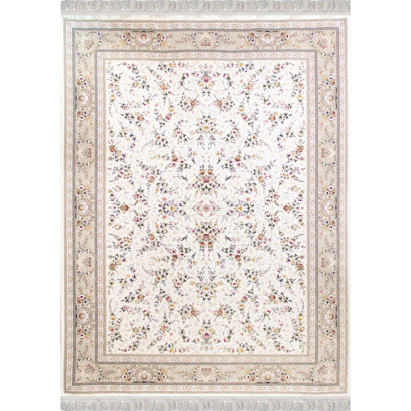 فرش ماشینی ۱۲۰۰ شانه تراکم ۳۶۰۰ طرح یاشار کرم