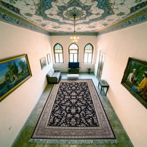 فرش ماشینی ۱۲۰۰ شانه تراکم ۳۶۰۰ گل برجسته طرح یاشار سرمه ای