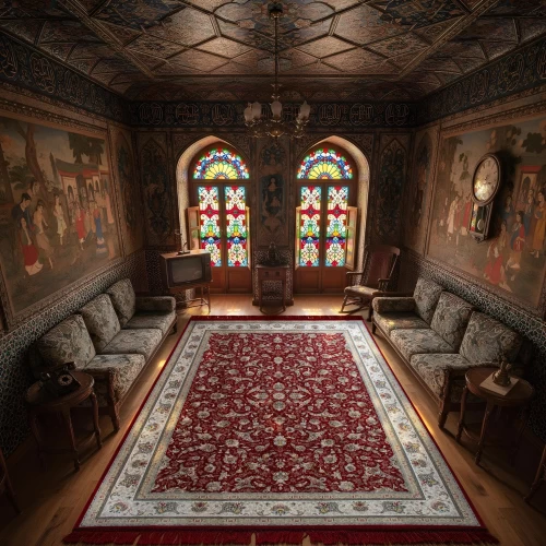 فرش ماشینی ۱۲۰۰ شانه تراکم ۳۶۰۰ گل برجسته طرح زرنگ...