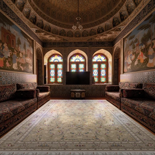 Machine Made Rug 1200 Reeds Density 3600 High Relief Bagh Mino Beige