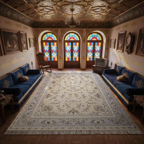 فرش ماشینی ۱۲۰۰ شانه تراکم ۳۶۰۰ گل برجسته طرح پویان بژ