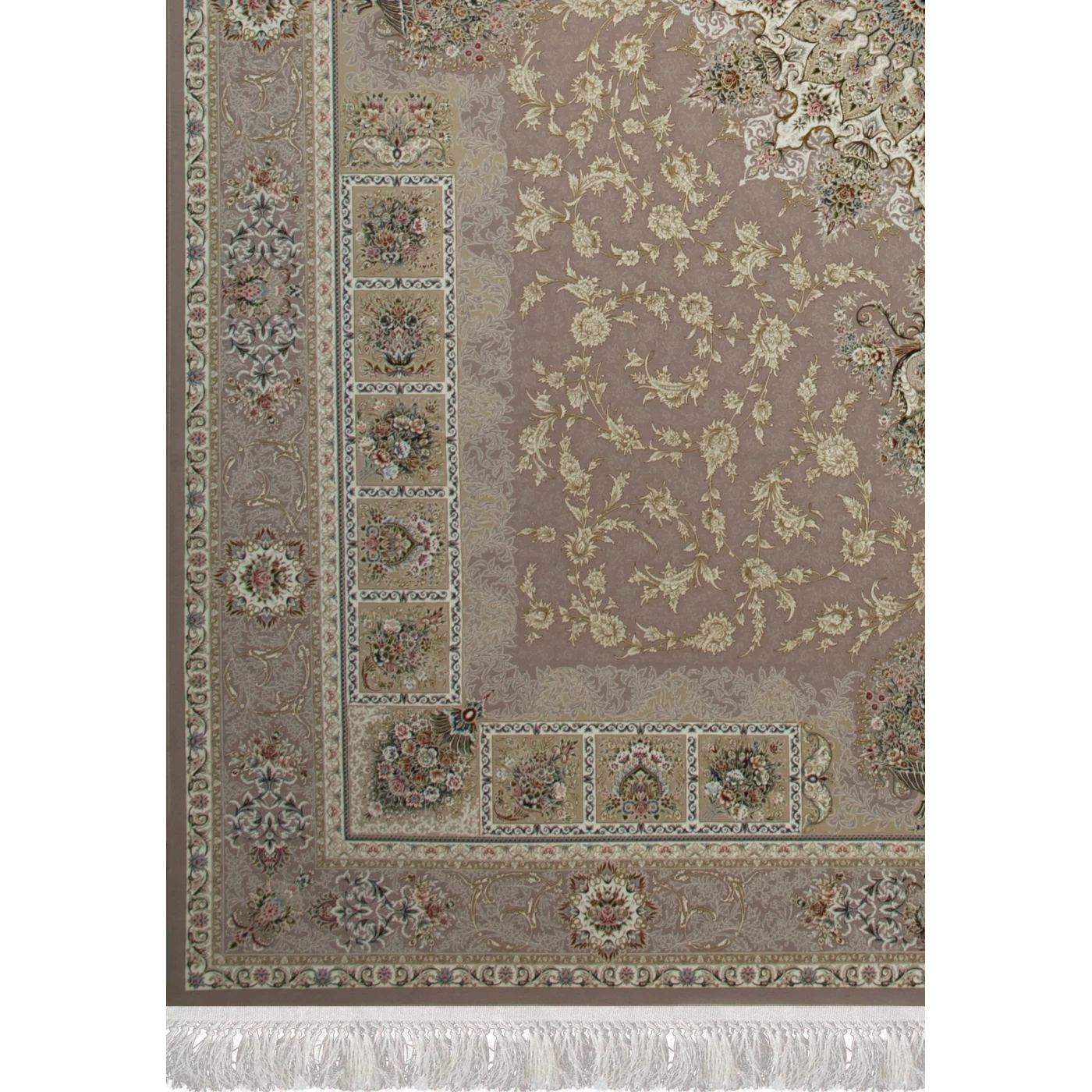 فرش ماشینی 1500 شانه تراکم 4500 برجسته طرح آلنا یاسی