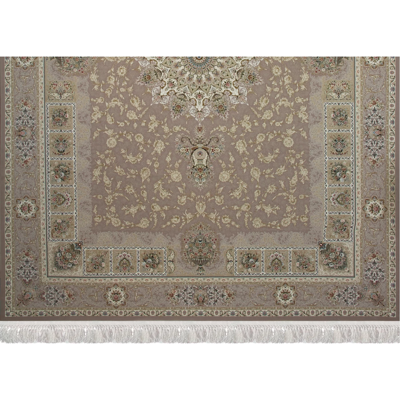 فرش ماشینی 1500 شانه تراکم 4500 برجسته طرح آلنا یاسی