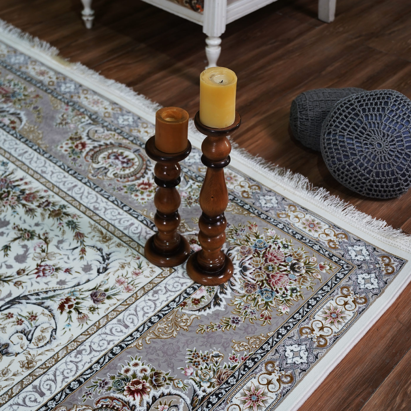 فرش ماشینی 1500 شانه تراکم 4500 برجسته طرح دیار کرم