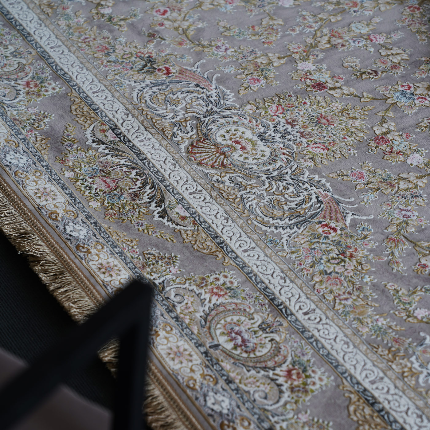 فرش ماشینی 1500 شانه تراکم 4500 برجسته طرح دیار یاسی