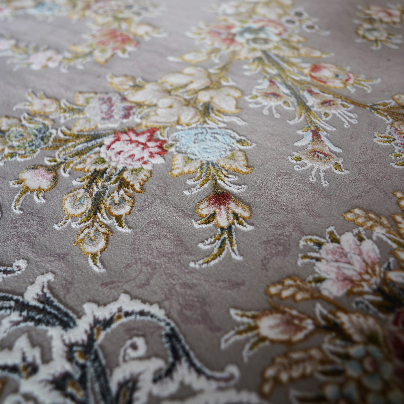 فرش ماشینی 1500 شانه تراکم 4500 برجسته طرح دیار یاسی