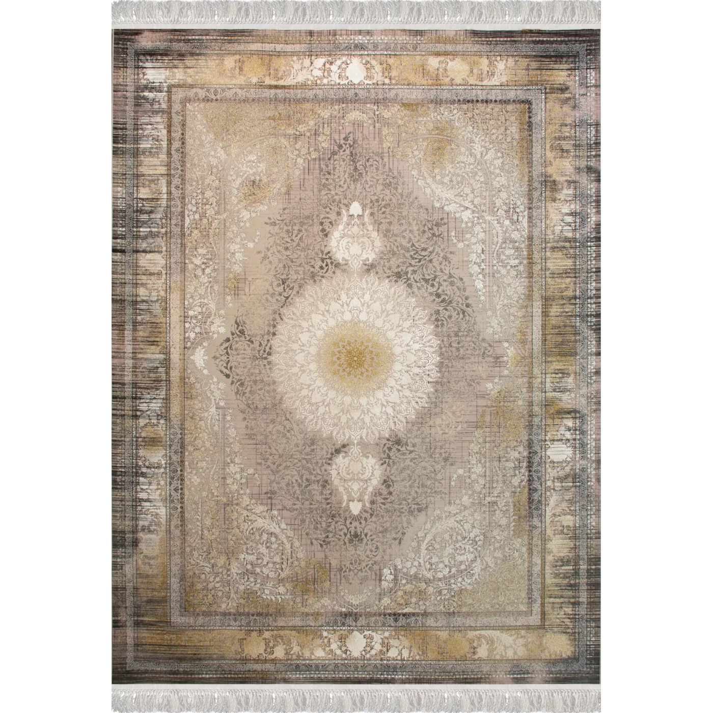 فرش ماشینی 1500 شانه تراکم 4500 برجسته طرح فرید یاسی