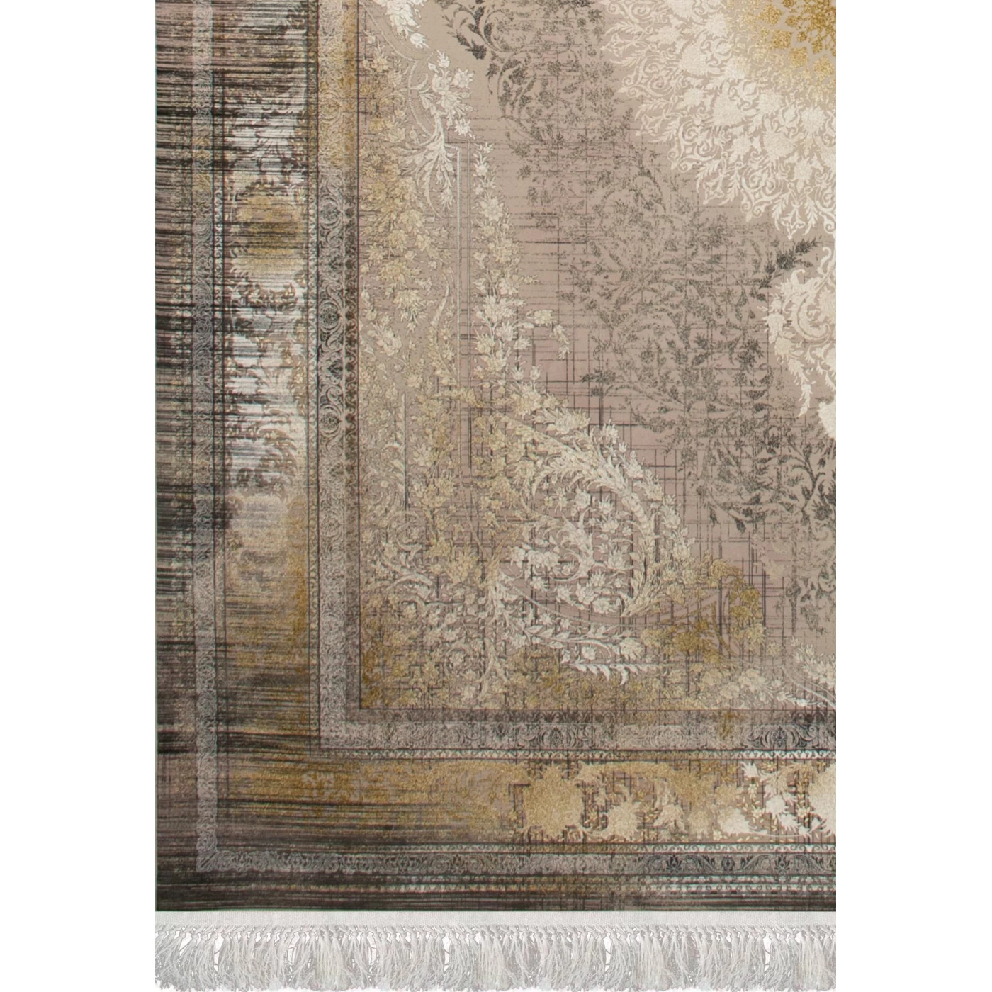 فرش ماشینی 1500 شانه تراکم 4500 برجسته طرح فرید یاسی