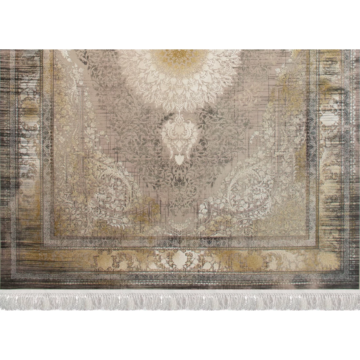 فرش ماشینی 1500 شانه تراکم 4500 برجسته طرح فرید یاسی