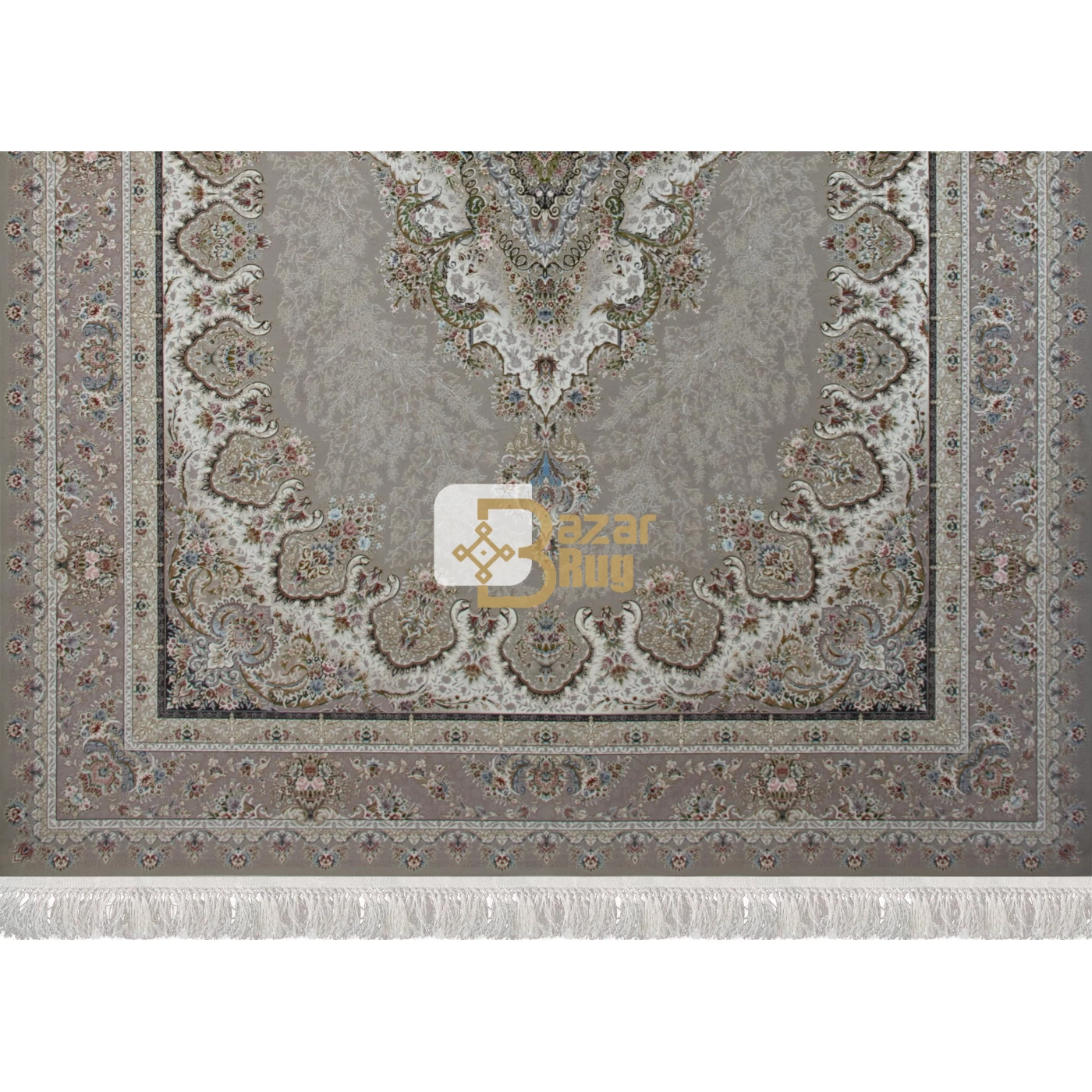 فرش ماشینی 1500 شانه تراکم 4500 برجسته طرح شکیبا صدفی