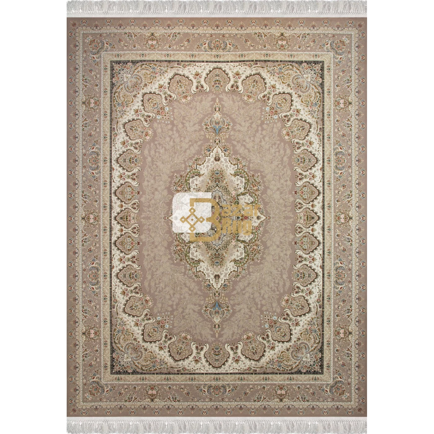 فرش ماشینی 1500 شانه تراکم 4500 برجسته طرح شکیبا یاسی