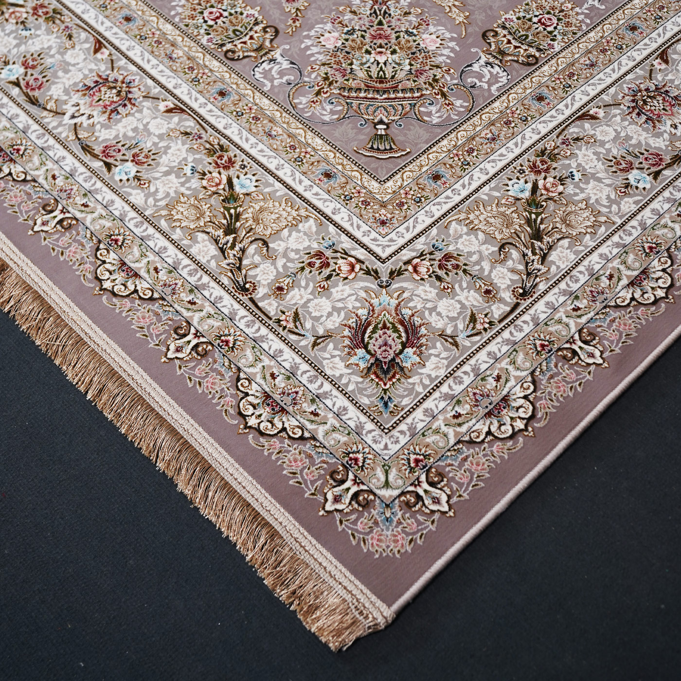 فرش ماشینی 1500 شانه تراکم 4500 برجسته طرح شروین یاسی