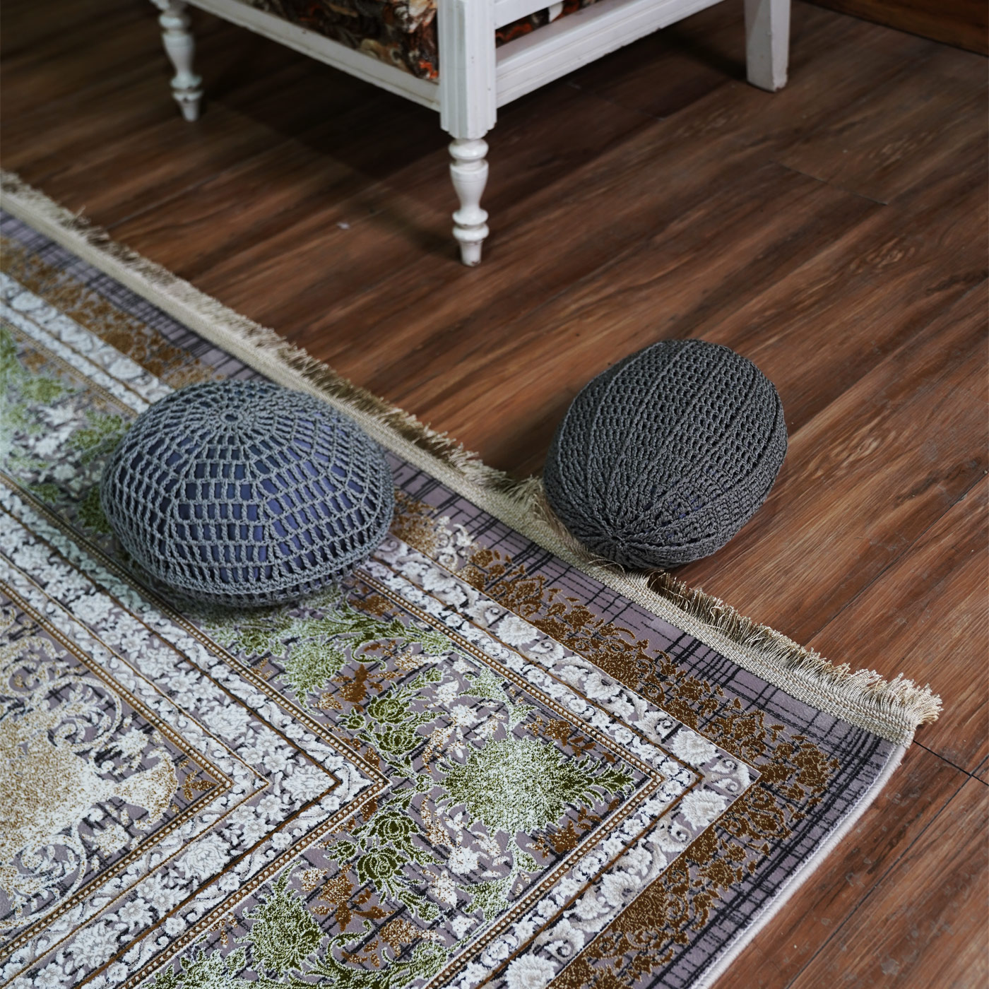 فرش ماشینی 1500 شانه تراکم 4500 برجسته طرح سلین یاسی