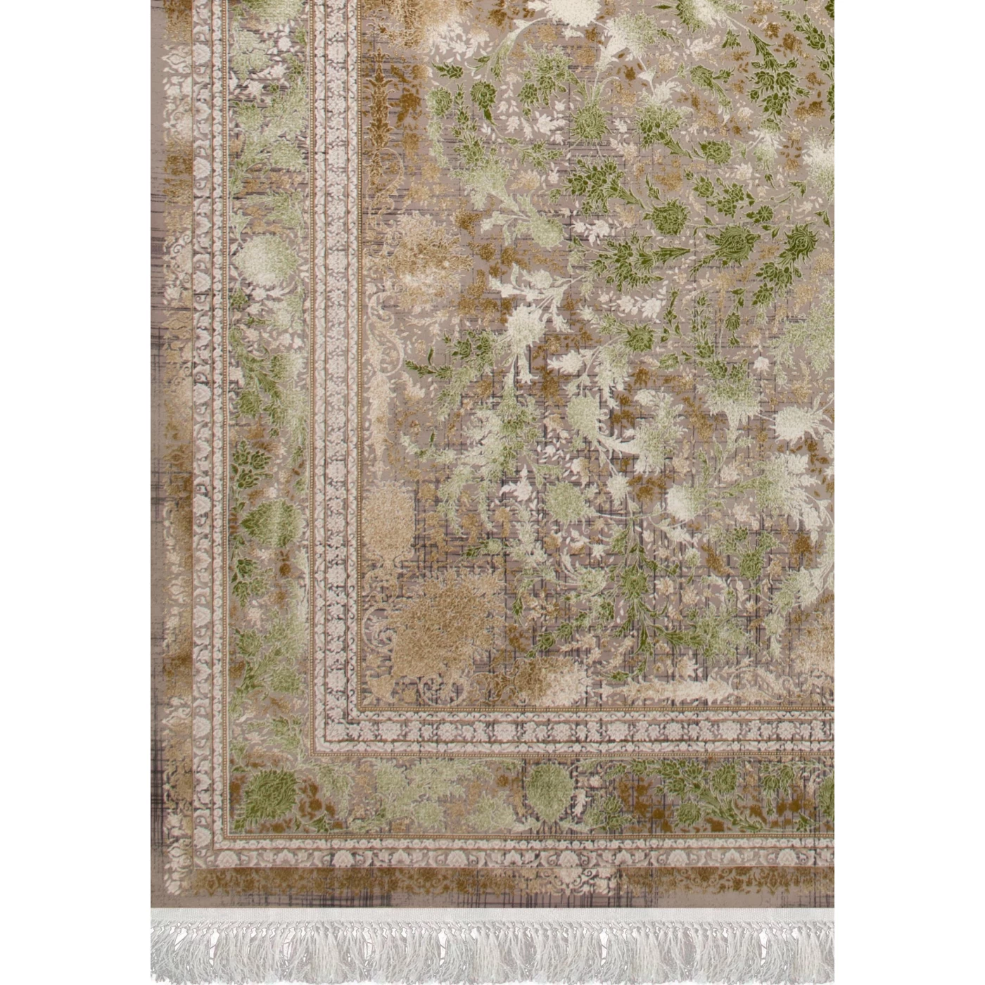 فرش ماشینی 1500 شانه تراکم 4500 برجسته طرح سلین یاسی