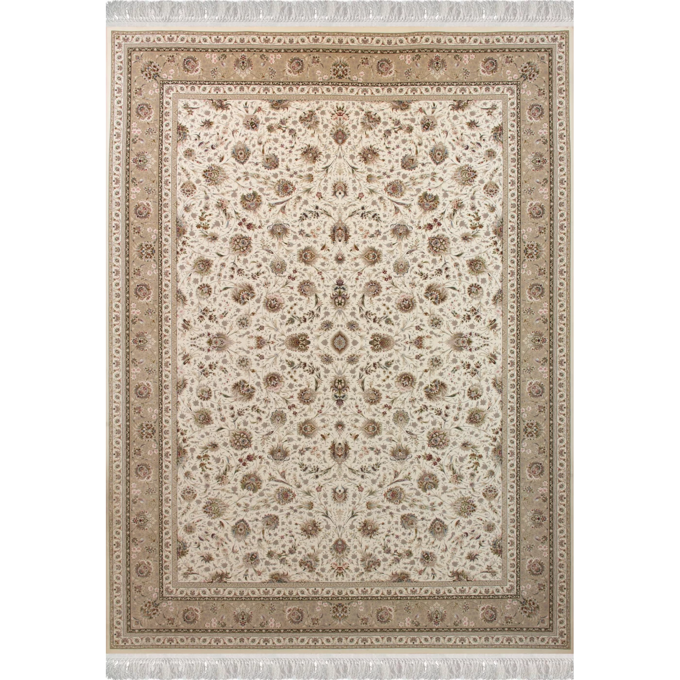  فرش ماشینی 1500 شانه تراکم 4500 برجسته طرح سیران کرم