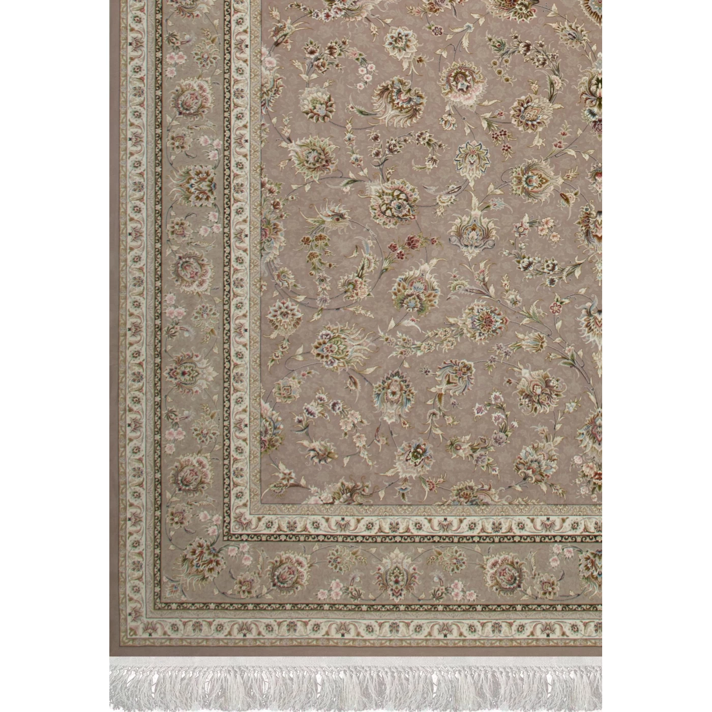 فرش ماشینی 1500 شانه تراکم 4500 برجسته طرح سیران یاسی