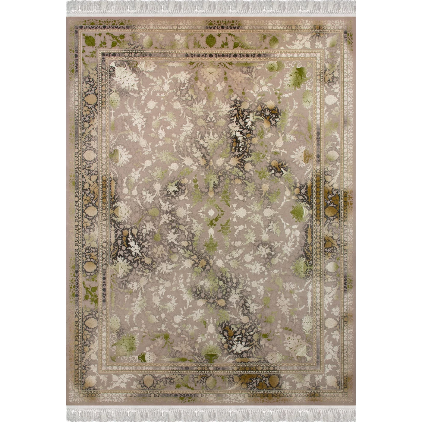 فرش ماشینی 1500 شانه تراکم 4500 برجسته طرح سولان یاسی