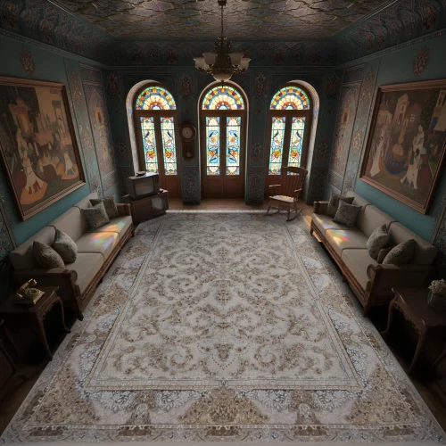  فرش ماشینی ۷۰۰ شانه تراکم ۲۵۵۰ طرح آنا صدفی