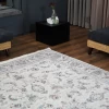 فرش ماشینی ۷۰۰ شانه تراکم ۲۵۵۰ طرح آیناز کرم