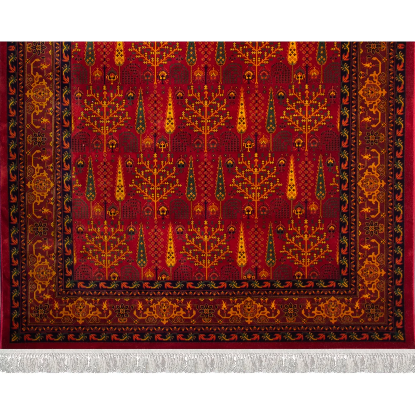 فرش ماشینی ۷۰۰ شانه تراکم ۲۱۰۰ طرح بلوچ مهتا لاکی