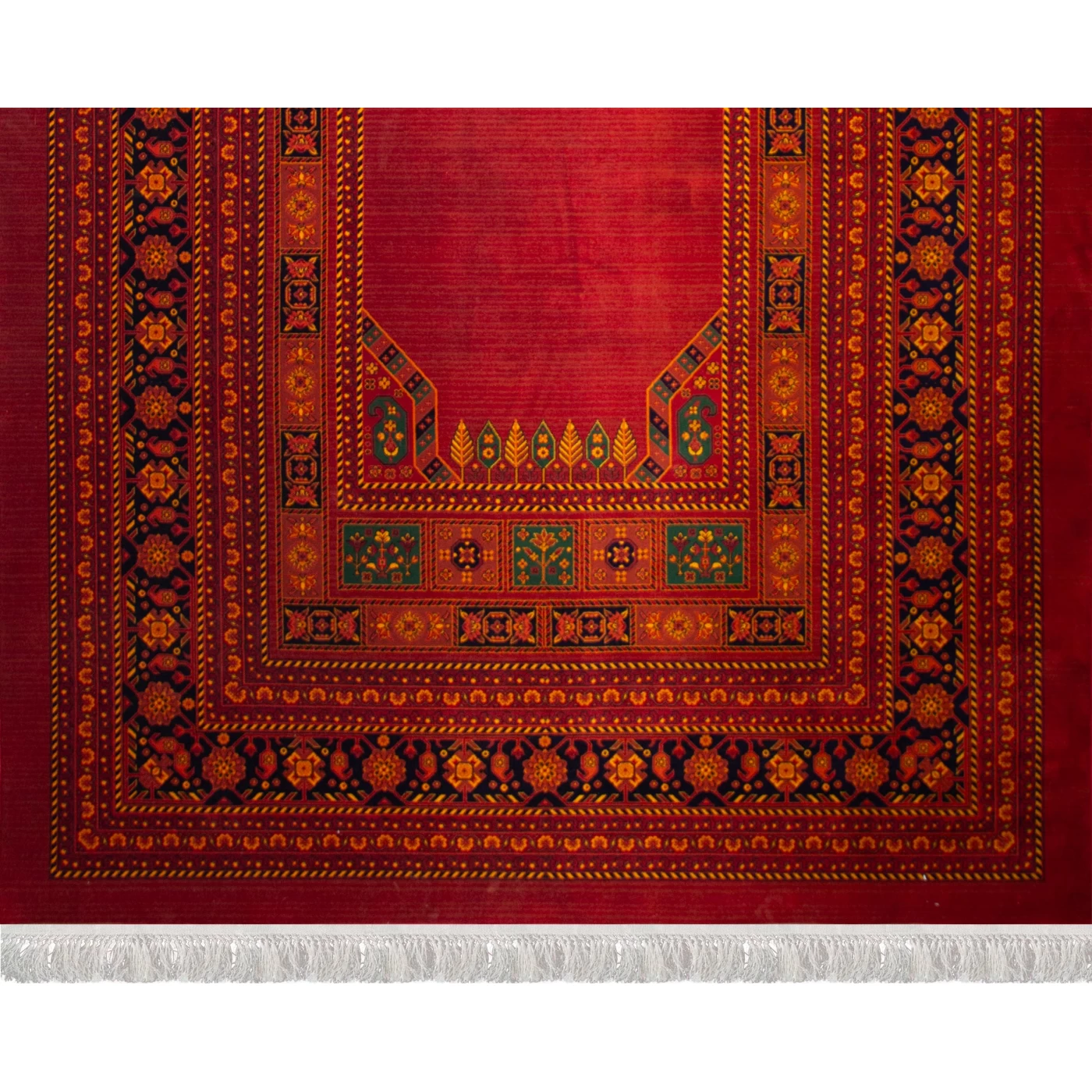 فرش ماشینی ۷۰۰ شانه تراکم ۲۱۰۰ طرح بلوچ  پاچیرا لاکی