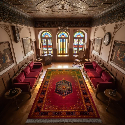 فرش ماشینی ۷۰۰ شانه تراکم ۲۱۰۰ طرح بلوچ  پاپیروس روناسی